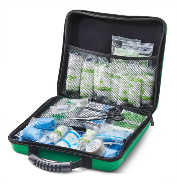 Click Medical Bs8599-1 Medium First Aid Kit In Large Feva Bag Green