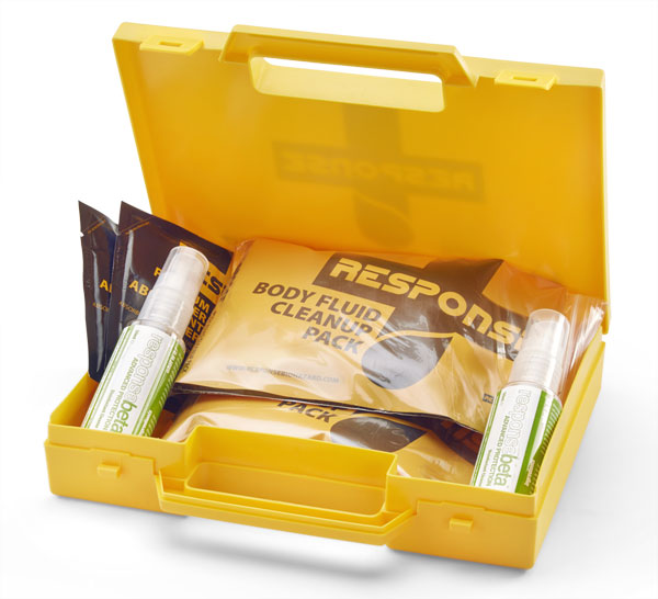 Response Body Fluid Spill Kit (2 Applications) Yellow