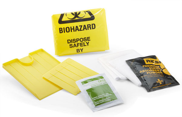 Response Body Fluid Clean Up Kit Yellow