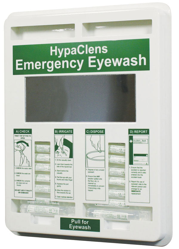 Hypaclens 20ml Eyewash Dispenser (Inc 20 Pods) White 20ml