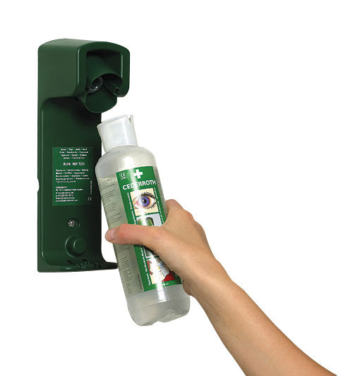 Cederroth Wall Bracket For 500ml Eyewash Bottle Green