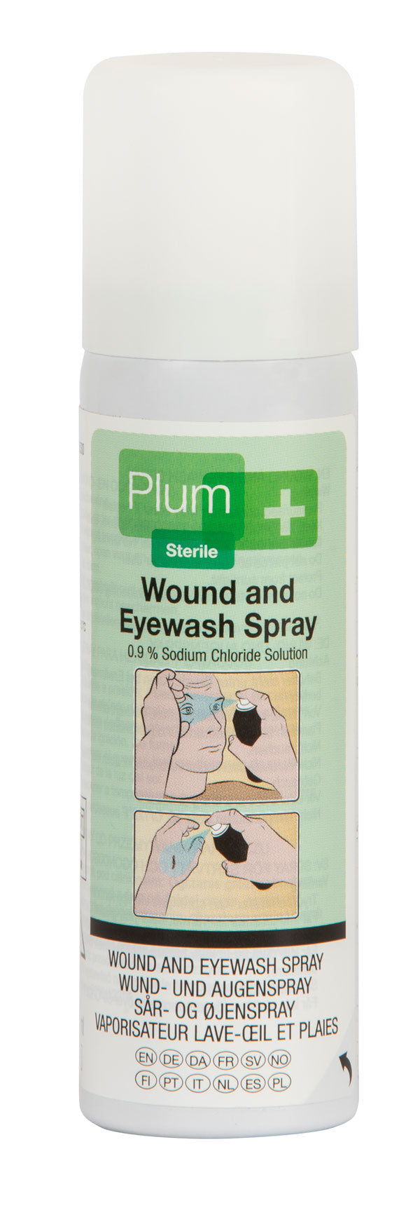 Plum Wound And Eyewash Spray/ 50ml 0.9 Percent Spray