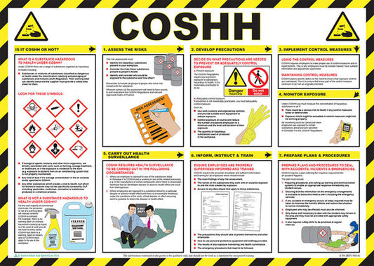 Click Medical Coshh Poster  White