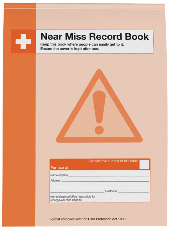 Click Medical Near Miss Record Book Orange