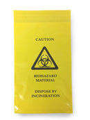 Click Medical Self Seal Waste Bag 205 X 305mm Yellow 205 X 305mm Box 100's