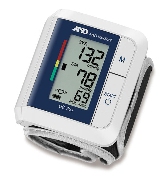 And Wrist Blood Pressure Monitor White