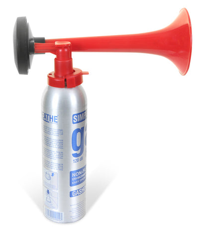 Simply Breathe 120 Decibel Fire Horn Red