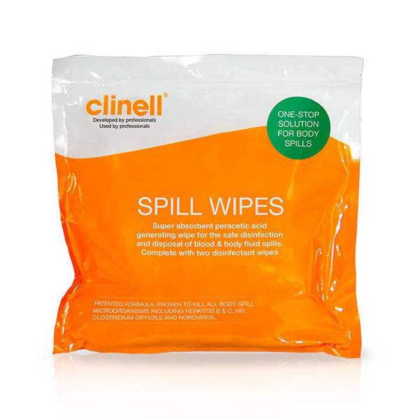 Clinell Spill Wipes White