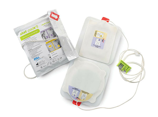 Zoll Stat Ii Defibrillator Replacement Pads White