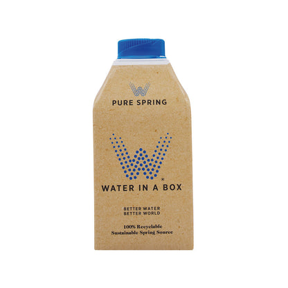 Vivid Water in a Box Pure Spring Water, Cartons, 500ml, Pack of 12