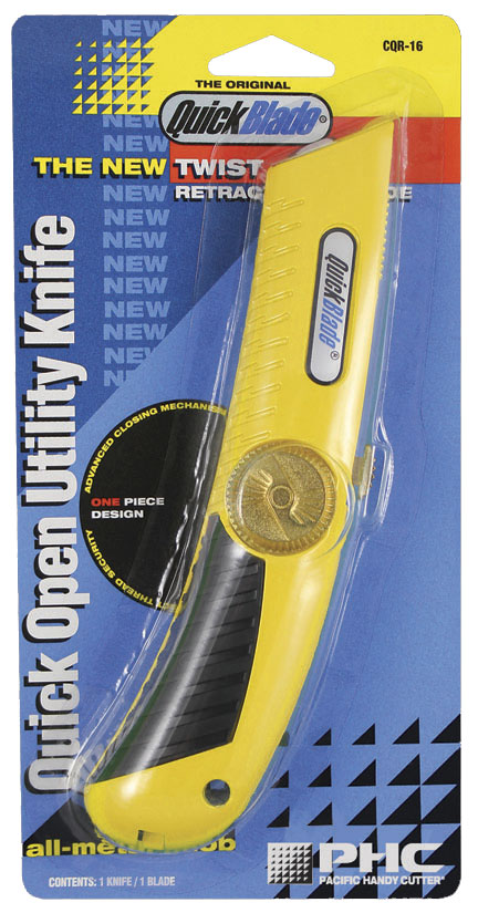 Phc Quick Open Utility Knife Yellow