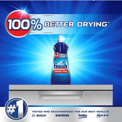 Finish Shine and Dry Rinse Aid 400ml with Spot Prevension