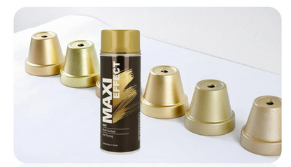 Maxicolor Quick Drying Spray Paint Metallic Gold 400ml