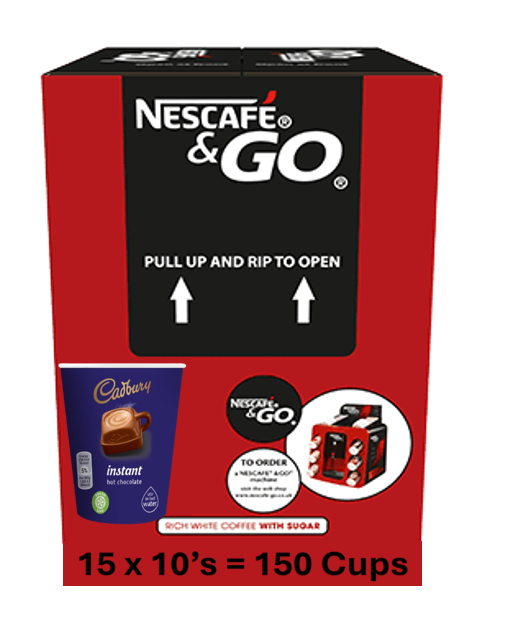 Cadbury Hot Chocolate 12oz On The Go (10-300 Cups)