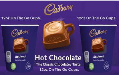 Cadbury Hot Chocolate 12oz On The Go (10-300 Cups)