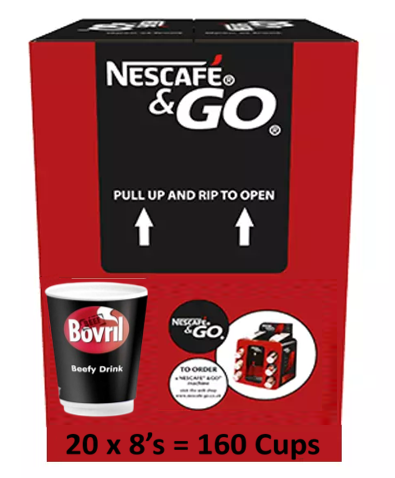 Kenco Bovril Beefy Drink 12oz On The Go (10-150 Cups)