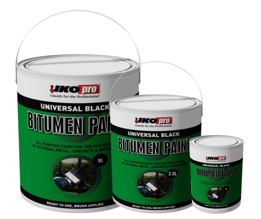IKOpro Black Bitumen Paint 5Ltr