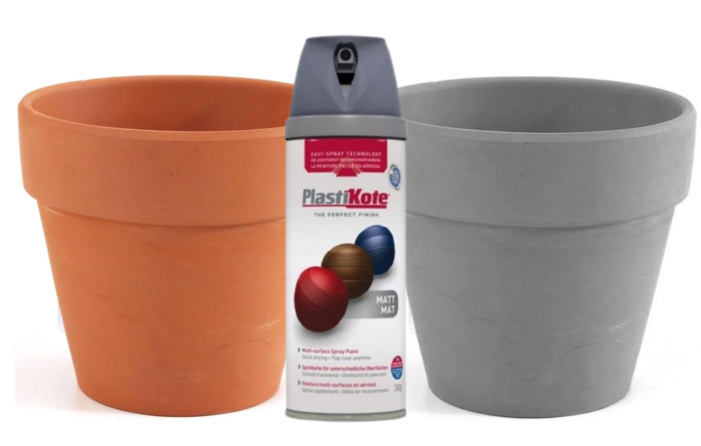 Plasti-Kote Premium Spray Paint | Multi Surface | Matt Grey | 400ml