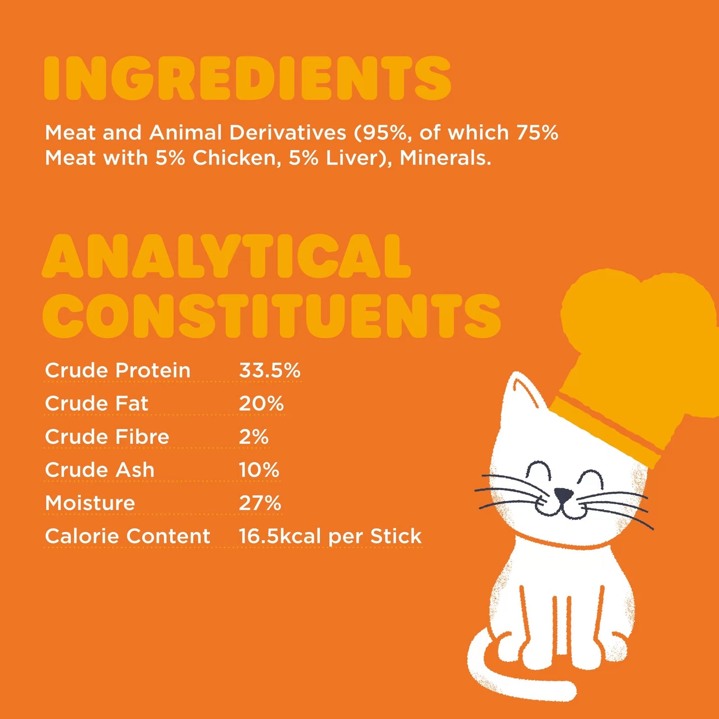 Webbox Cat Treats Tasty Sticks Chicken & Liver 6 Sticks