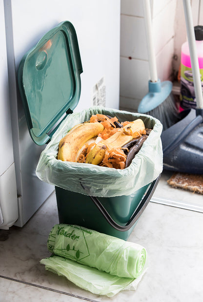 Eco Bag 24 Compostable Caddy Liners 10L Green