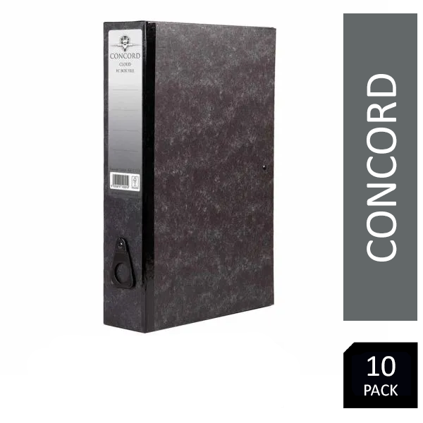 Concord Foolscap Cloud Box File Pack 10's