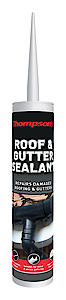 Ronseal Thompson'S Roof & Gutter Sealant Black 310Ml, 310Ml-Cartridge