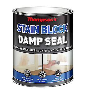 Thompsons {Ronseal} Stain Block Damp Seal White - 250ml