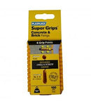 100 Yellow Supergrip Plugs