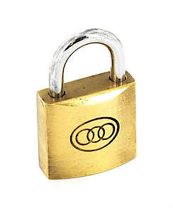 Securit 38Mm Tricircle Brs Padlock S1175, Brass