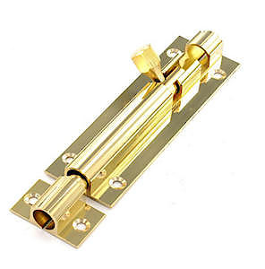 Sec Brs Door Bolt 100Mm S1525