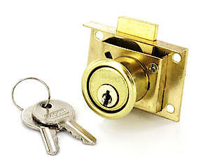 Drawer lock 2 keyed EB 63mm