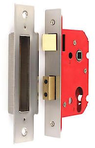 Sec 63Mm Euro S/Lock Stainless Steel S1851