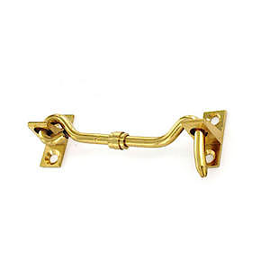 Sec 100Mm Cabin Hook Brass S2557