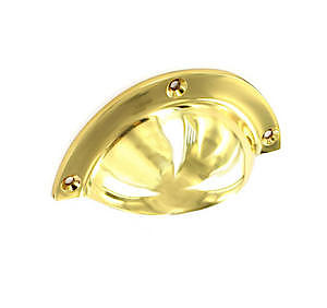 Sec 88Mm Drawer Pull Brass X2662