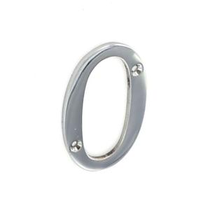 Sec 75Mm Numeral 0 Chrome S2960*
