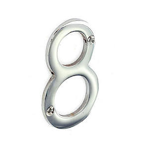 Chrome Numeral 8