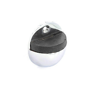 Sec Oval Door Stop Chrome S2984