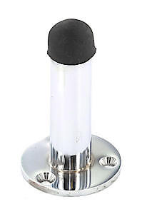 Securit S2986 CP Projection Door Stop 75mm, Chrome Silver