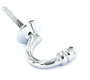 Chrome Ball End Hook 40Mm