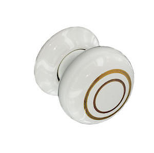 Cermc Dr Knob Wht/Gld 60Mm S3281
