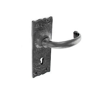 Securit S3302 Black Antique Lock Handles 150Mm Pack Of 1 Pr
