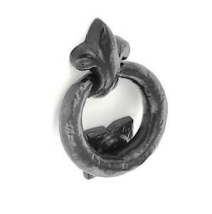 Sec Antq.Ring Knocker Blk S3325