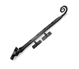 Sec Antq Casemnt Stay Blk S3347