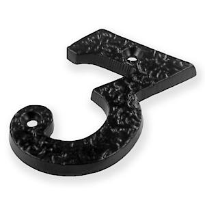Sec 75Mm Antq Numeral "3" S3353
