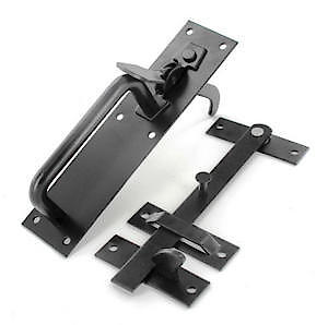 Suffolk latch Blk 180mm