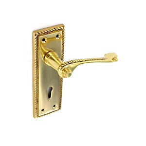 Geo Lock Handles Brs 145Mm S7100