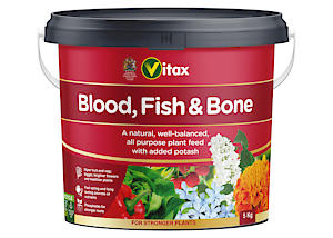 Vitax Blood Fish & Bone Fertiliser 5kg Tubs