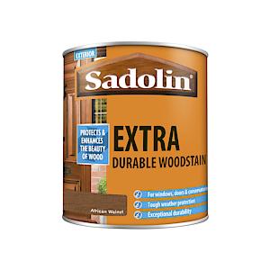 Sadolin Extra Durable Woodstain 1Lt - African Walnut
