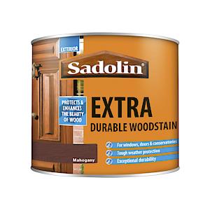 Sadolin Extra Durable Woodstain Mahogany 0.5 L