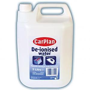 Carplan De-Ionised Water, Batteries & Steam Irons, 5 Litres